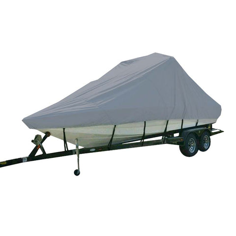 Carver Sun-DURA Specialty Boat Cover f/22.5 Inboard Tournament Ski Boats w/Tower Swim Platform - Grey
