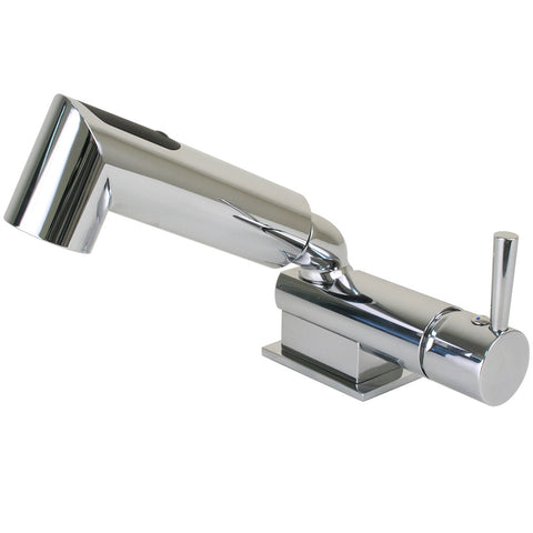 Scandvik Minimalistic Compact Single Level Mixer - Faucet  Shower Combo - Chrome