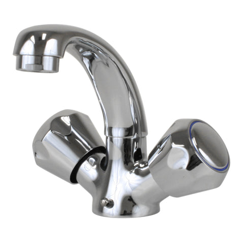 Scandvik Heavy-Duty Basin Mixer - Chrome Plated