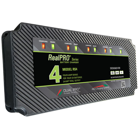Dual Pro RealPRO Series Battery Charger - 24A - 4-Bank