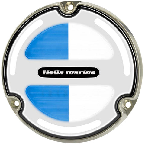Hella Marine Apelo A3 White/Blue Underwater Light - Bronze - White Lens