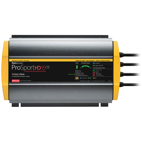 ProMariner ProSportHD 15 Gen 4 - 15 Amp - 3-Bank Battery Charger