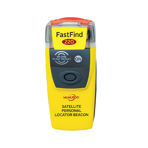 McMurdo FastFind 220 Personal Locator Beacon (PLB) - Limited Battery Life (5 Years) Expires 2029
