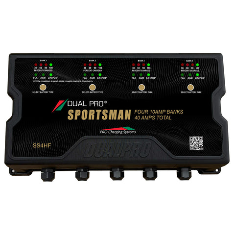 Dual Pro Sportsman HF High Frequency Battery Charger 40A  4 Bank SS4HF