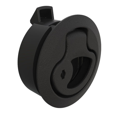 Southco PushtoClose Latch Medium Size Key Locking 2  7mm Grip Plastic Natural  Black M141