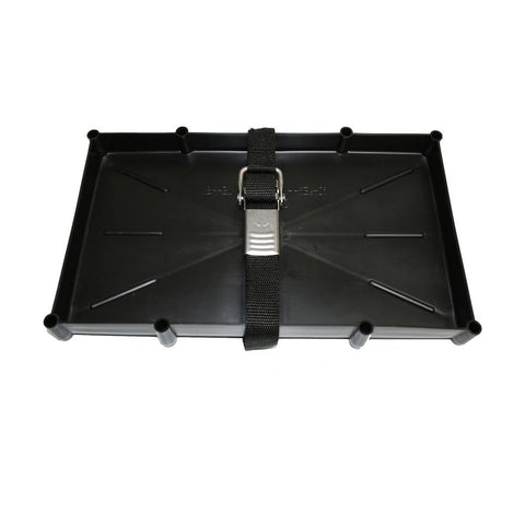 TH Marine 31 Series Battery Holder Tray wStainless Buckled Strap NBH31SSCDP