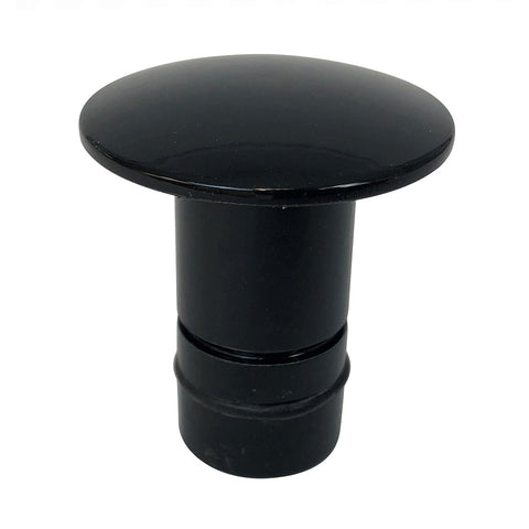 Bobs Machine Deck Plug  Pedestal Seat Plug 075 Hole Black 311000002PCGBLK