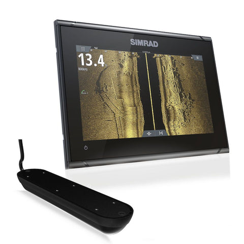 Simrad Go9xse Remanufactured 9" Plotter C-MAP Pro Active Imaging 3In1 Transducer