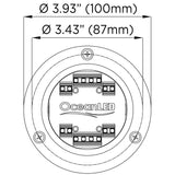 OceanLED Sport S3166S Underwater LED Light  Ultra White 012102W