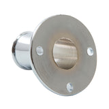 Whitecap TopMounted Flag Pole Socket CPBrass  34 ID S5001