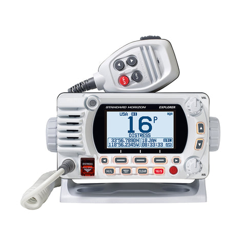 Standard Horizon GX1850 Fixed Mount VHF  NMEA 2000  White GX1850W
