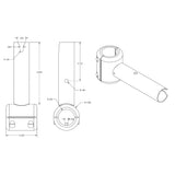 TACO ShadeFin Fixed ClampOn Mount T10300011