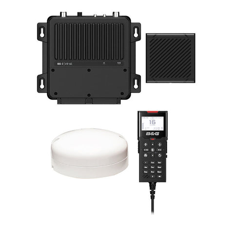 BG V100-B Black Box VHF Radio w/Built-In AIS Transmitter  Receiver  External GP-500 GPS Antenna