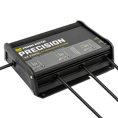Minn Kota On-Board Precision Charger MK-345 PCL 3 Bank x 15 AMP Lithium Optimized Charger