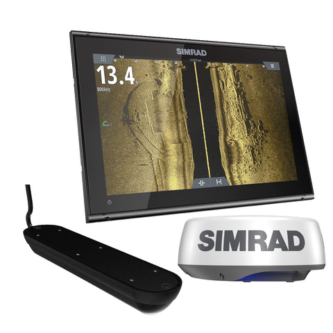 REFURBISHED SIMRAD GO9, NEW HALO 20+ RADAR and 3 in ONE ACTIVE IMAGING TRANSDUCER COMBO
