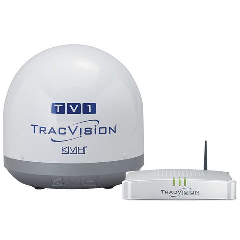 KVH TracVision TV1 w/IP-Enabled TV-Hub  Linear Universal Single-Output LNB