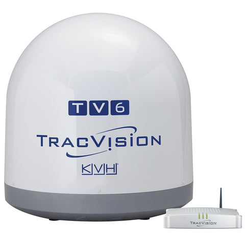 KVH TracVision TV6 w/IP-Enabled TV-Hub  Linear Universal Quad-Output LNB w/Autoskew  GPS