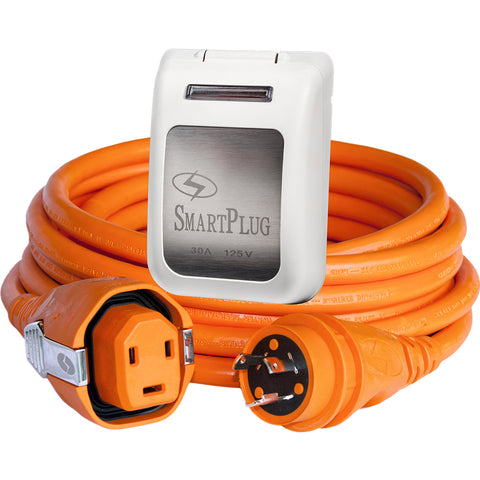 SmartPlug 30 AMP SmartPlug/Twist Type Cordset w/White Inlet Cover- 50