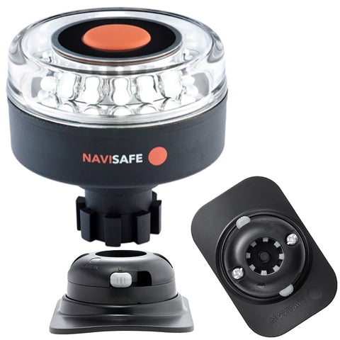 Navisafe Navilight 360 2NM w/Navibolt Base  RIB Mount - Black