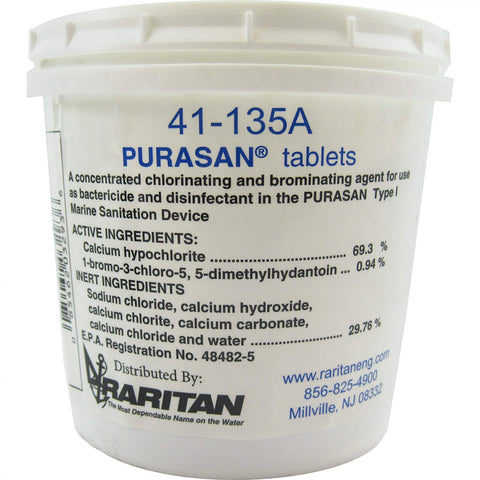Raritan PURASAN EX Refill Tablets *1 Tub of 6 Tablets