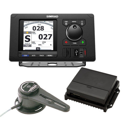 Simrad AP70 MK2 Autopilot Basic Pack- Includes AP70 MK2 Control Head, AC70 Course Computer  RF300 Feedback