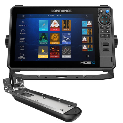Lowrance HDS PRO 10 - w/ Preloaded C-MAP DISCOVER OnBoard  Active Imaging HD Transducer