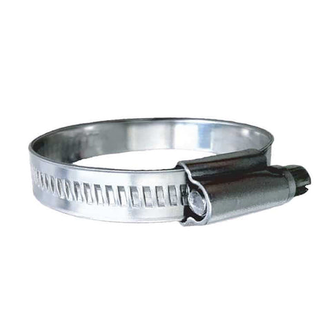 Trident Marine 316 SS Non-Perforated Worm Gear Hose Clamp - 15/32" Band - (1-1/4"  1-3/4") Clamping Range - 10-Pack - SAE Size 20